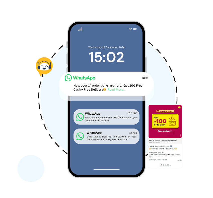 WhatsApp messaging service for engaging and secure business communication